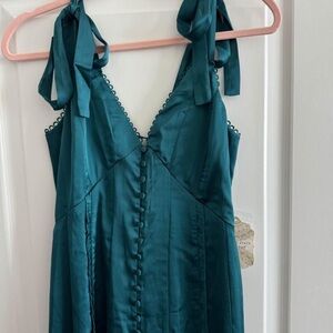 Altar'd State Teal Maxi Dress
